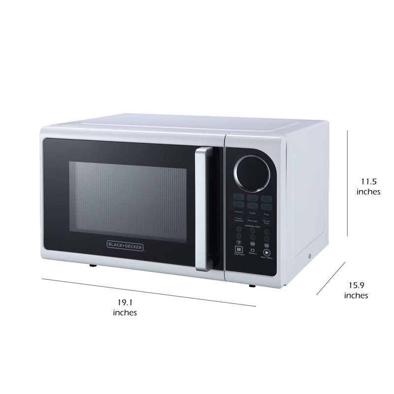 Black + Decker BLACK+DECKER 0.9 Cubic Feet Countertop Microwave